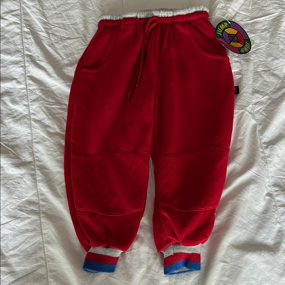 Red Kids Jogger Pants